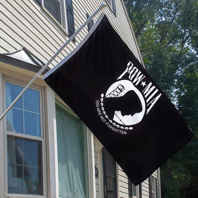 POW MIA Flag Valley Forge USA MADE 3' X 5' Premiere Quality Nylon Single Reverse