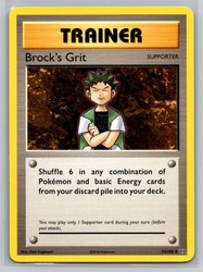 Brock's Grit 74/108 XY - Evolutions Uncommon Trainer Supporter