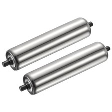 2pc Conveyor Roller 2" Diameter 10" Length Gravity Transmission Replacement Part