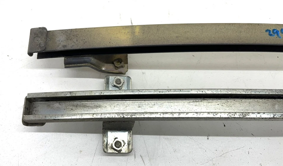 Toyota 4runner 1996-2002 puerta levadiza trasera ventana rieles de canal de vía de vidrio con correderas Foto 3 de 4