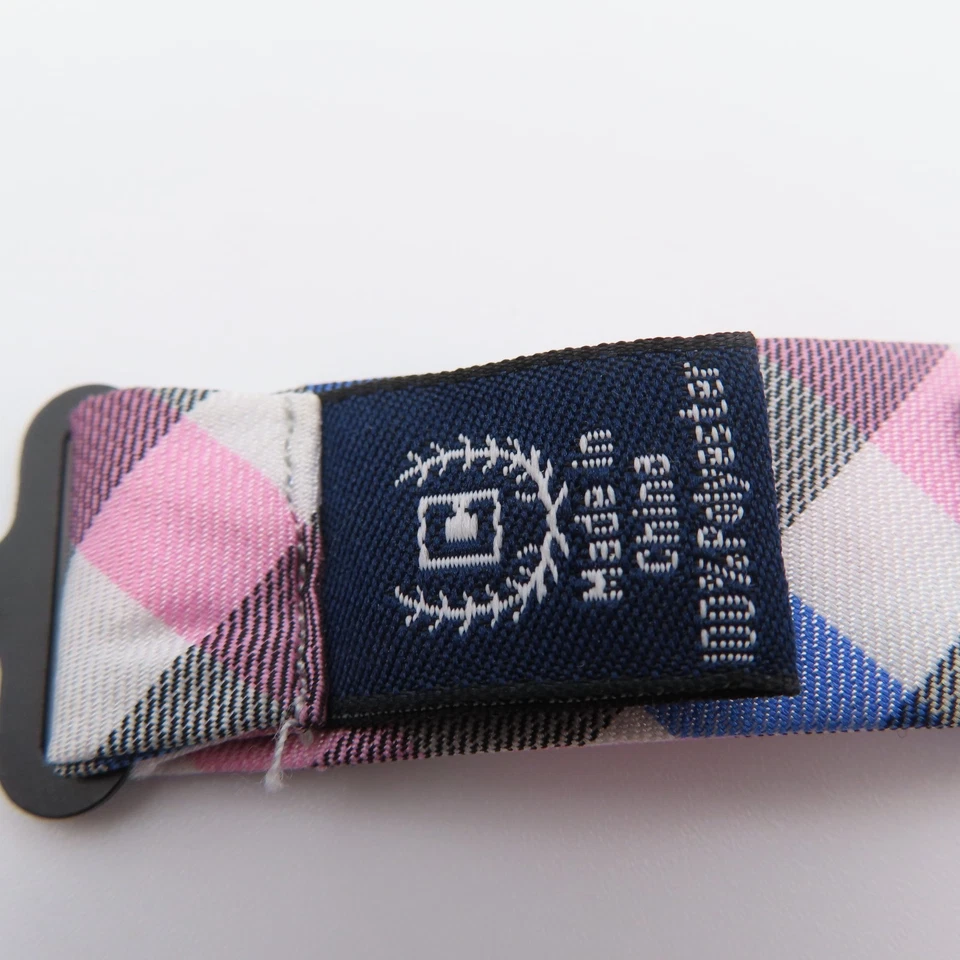 Галстук-бабочка Chaps синий розовый имбирь ширина 2 дюйма предварительно завязанный полиэстер - Изображение 4 из 4