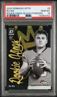 2024 PANINI DONRUSS OPTIC RC KINGS BLACK PANDORA #6 BO NIX ROOKIE R 13/25 PSA 10