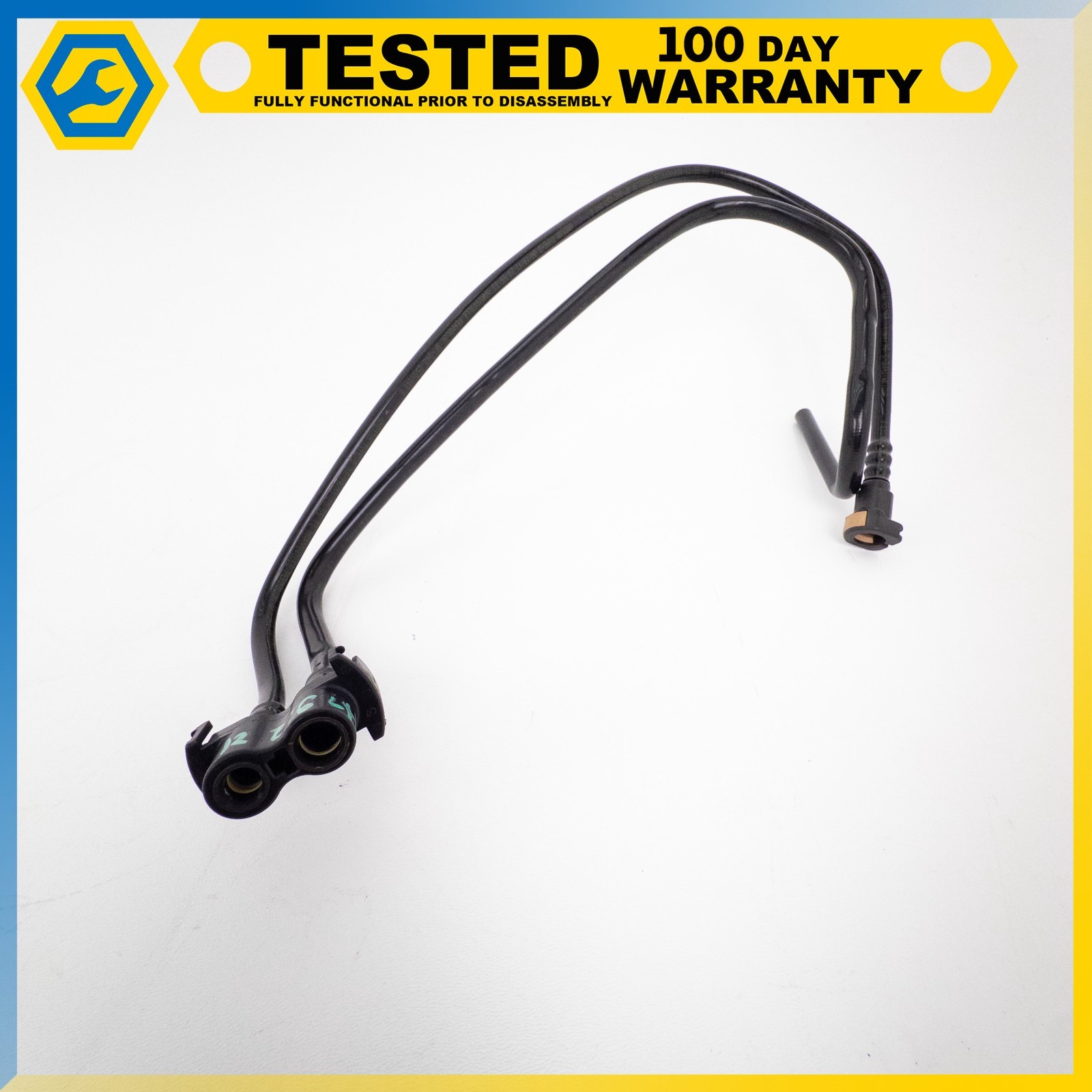 05-13 CHEVROLET CORVETTE C6 XLR REAR LEFT AUXILIARY FUEL FEED RETURN PIPE OEM