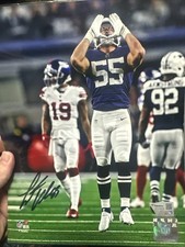 Dallas Cowboys Leighton Vander Esch Signed Autographed 8X10 PHOTO FANATICS
