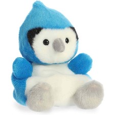 Aurora World Plush - Adorable Palm Pals - CHATTERS BLUE JAY 5 inch Stuffed Toy