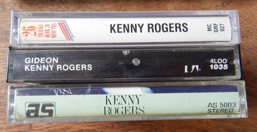 KENNY ROGERS CASSETTE TAPES X4 ,WHAT ABOUT ME,26 TRACKS 70min GIDEON & THE BEST - Picture 3 of 9