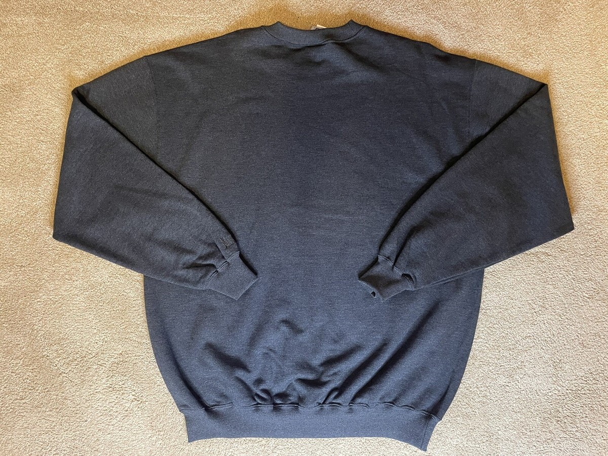 90sビンテージ JERZEES ハーフジップスウェット USA製 白 L 古着 90年代 ジャージーズ Jerzees ハーフジップスウェット