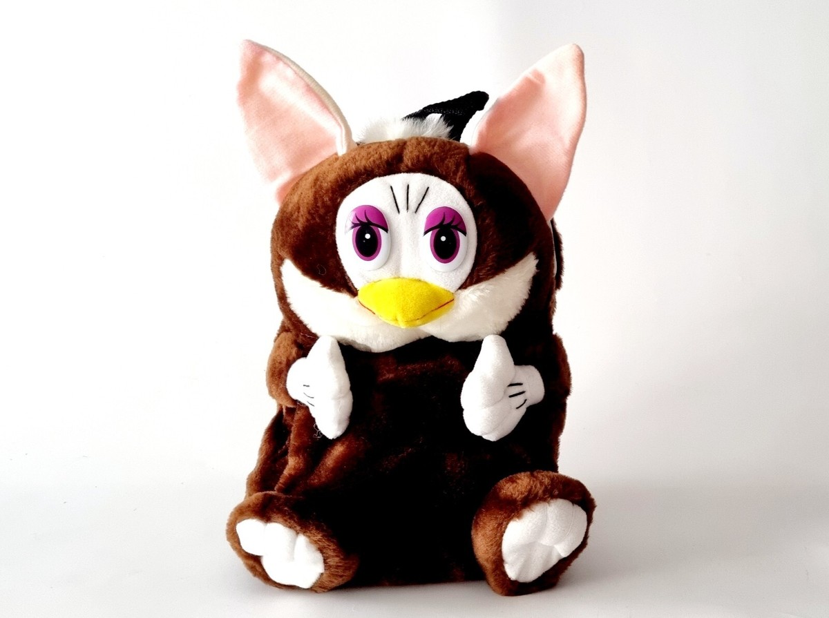 Furby backpack knockoff Chunky backpack talking brown 13