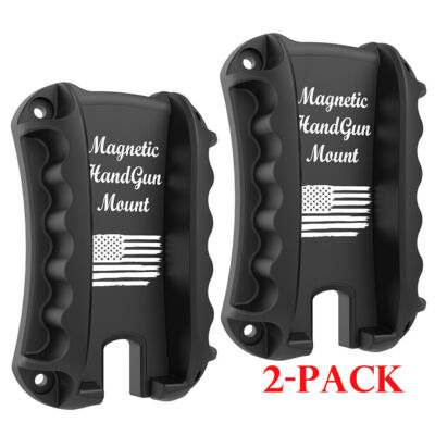 1 Pcs Magnet Concealed Gun Pistol Rifle Mount Holder Magnetic Holster Table Car Fits Handguns Hunting
