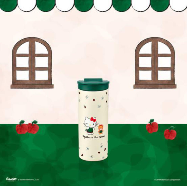 Hello Kitty x Starbucks Original Stainless Tumbler 355ml 50th