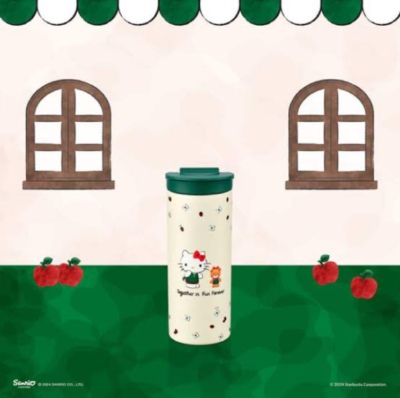 Hello Kitty x Starbucks Original Stainless Tumbler 355ml 50th