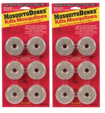 2 ~ Summit Mosquito Dunks Kills Mosquitoes Each Dunk Last Up To 30 Days 6 pk