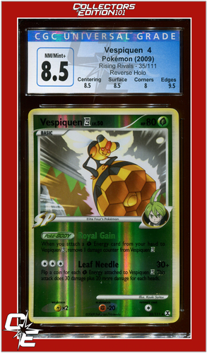 Rising Rivals 35 Vespiquen 4 Reverse Holo CGC 8.5 - Subgrades | eBay
