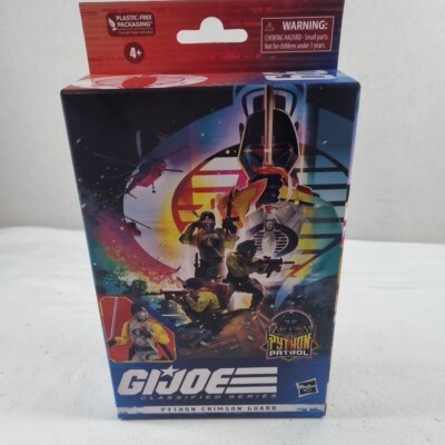 HASBRO GIJOE KLASSIFIZIERTE SERIE PYTHON CRIMSON GUARD