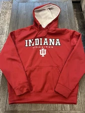 Boys Indiana Hoosier Football Hoodie Sweatshirt Large