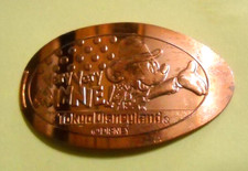 Tokyo Disneyland elongated penny JAPAN cent Very Very Minnie souvenir coin