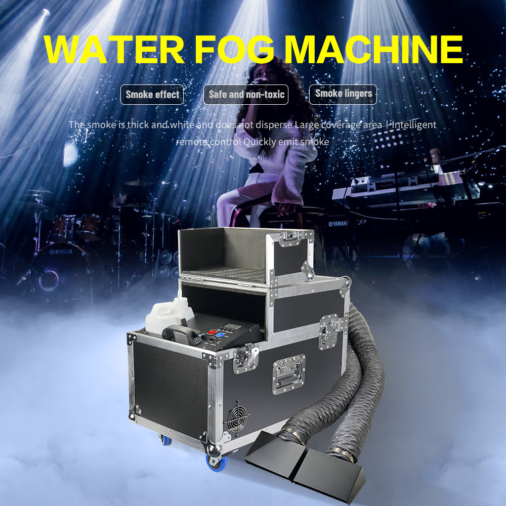 3000W Low Lying Water Fog Machine Sinking with 2 Hose Smoke DMX Remote Control