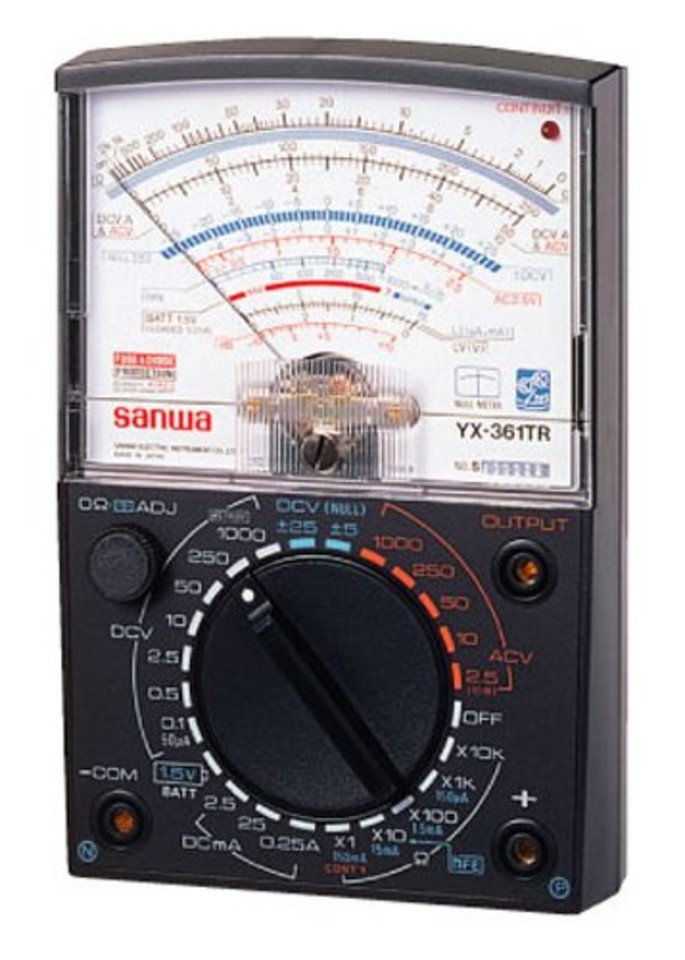 Sanwa Analog Multimeter Full featured YX361TR Free Ship w/Tracking