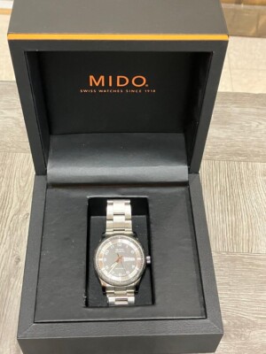 Mido Multifort Automatic Day-Date Black Dial Stainless Steel Watch M018.430.11.