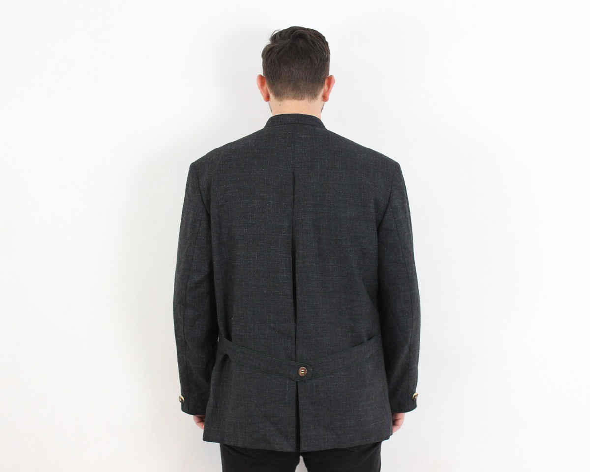 JULIUS LANG Men Linen US 46 UK Blazer Coat Trachten EU 56