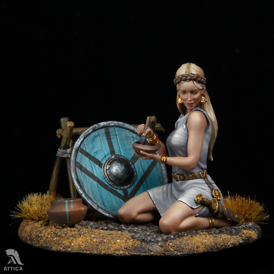Behang mensen vrouwelijke Viking | ToF behang aan je muur