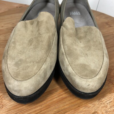 Eileen Fisher Shoes Womens 6 Suede Loafers Casual Slip On  display picture 1