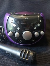 GPX discontinued portable Karaoke machine w/ mic; J082PR