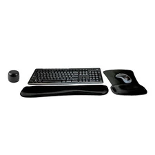 New Logitech MK270 Keyboard/Mouse Set + Micro Speaker, Gel Wrist/Mouse Pads