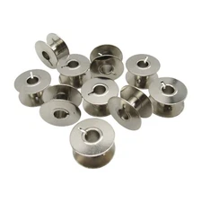 (10 pack) Metal Bobbins Fits Singer Model 15, 15-30, 15-86, 15-88, 15-90, 15-91 