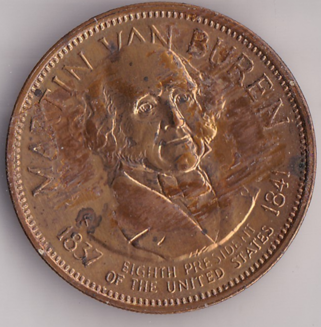 1968 Franklin Mint Presidential Hall of Fame Bronze Coin (Martin