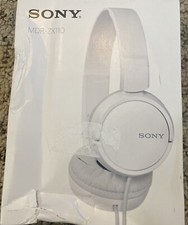 Sony MDR-ZX110 Ear-Pad On the Ear Headband Headphones - White