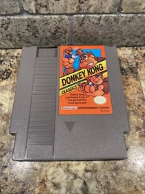 NES Donkey Kong Classics Completo En Caja Insertos De Espuma CIB Y Manual NINTENDO