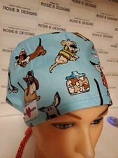 ADORABLE DOGS/pixie Euro cap/Rn's, Dr's,medical staff 