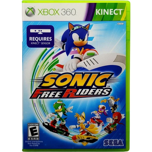 Sonic Free Riders - Microsoft Xbox 360 Pristine Tested Authentic 1Y Guarantee