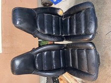 Porsche 928 Front Original Leather Seats W Rails Porsche 928 Front Original Leather Seats W Rails