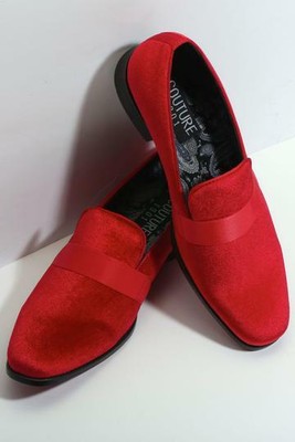 red dress shoes mens loafers