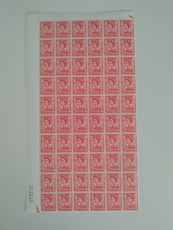 1969 Jersey Block of 60 Stamps(Queen Elizabeth II),MNH,OG