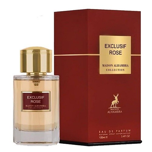 MAISON ALHAMBRA EXCLUSIF ROSE 100ML EAU DE PARFUM SPRAY BRAND NEW & SEALED