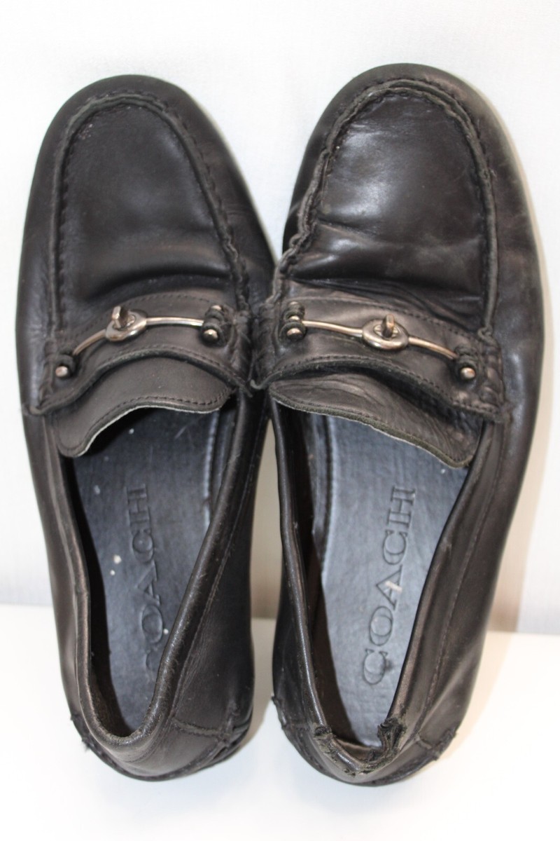 Coach Mens Dress Mott Driver FG2984 Black Slip On Loafer  display picture 3