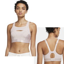 Nike Alpha UltraBreathe High-Support Sport Bra Colorway Stone Mauve/Black Sm NWT