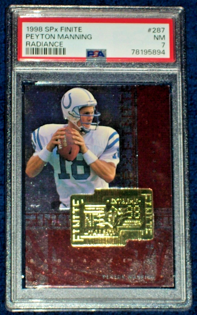 Peyton Manning SPx Finite #287 Radiance