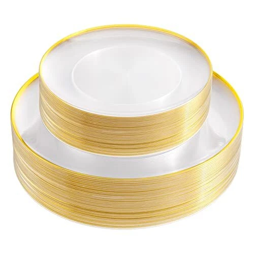 Gold plastic plates deals