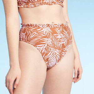 tan high waisted bikini