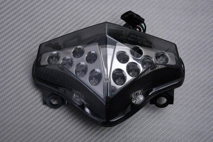 Feu stop LED KAWASAKI ER6N look epuré pour balades et sorties urbaines