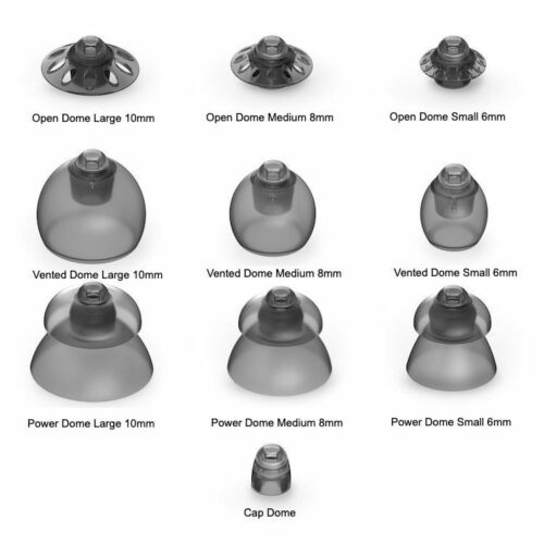 Phonak Marvel Hörgerät Kuppeln echte rauchige Farbe neue Kuppeln (LOSE) - Bild 1 von 1