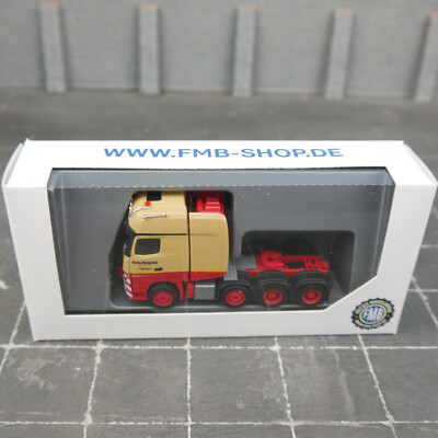 Herpa h0 1/87 - Mercedes-Benz Actros GigaSpace SLT 8x4 Zugmaschine - BAUMANN