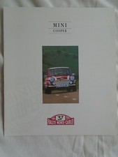 Mini Cooper Monte Carlo brochure c1994 English text ref 4563