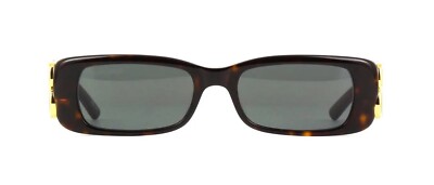Balenciaga BB0096S Havana/Green (002) Sunglasses | eBay display picture 2
