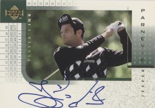 Jesper Parnevik 2001 Upper Deck Golf # 184 Tour Time Golf Card