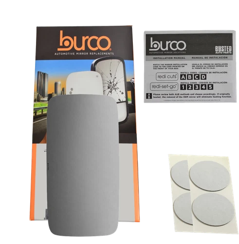 Driver/Passenger Upper Mirror Glass, Fits 2010-2020 Various International Models